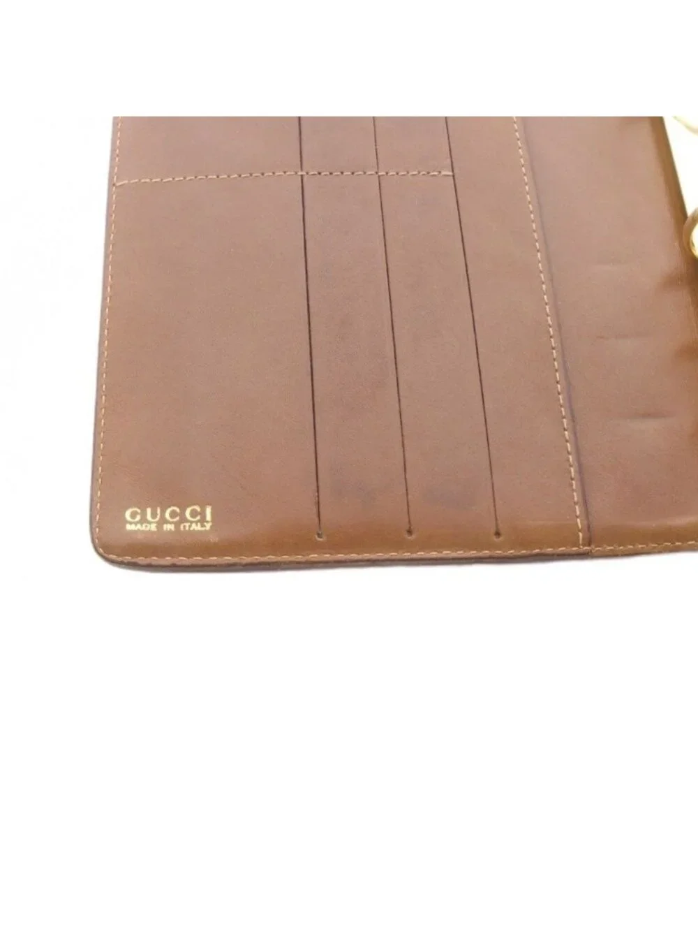 Gucci Stationery Agenda Cover Leather Brown